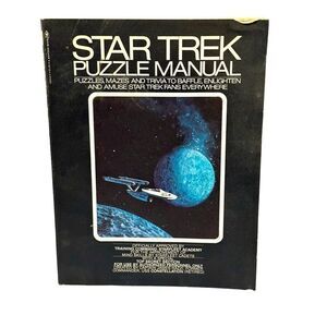 Star‎ Trek Puzzle Maze Trivia Manuel James Razzi Bantam Books used